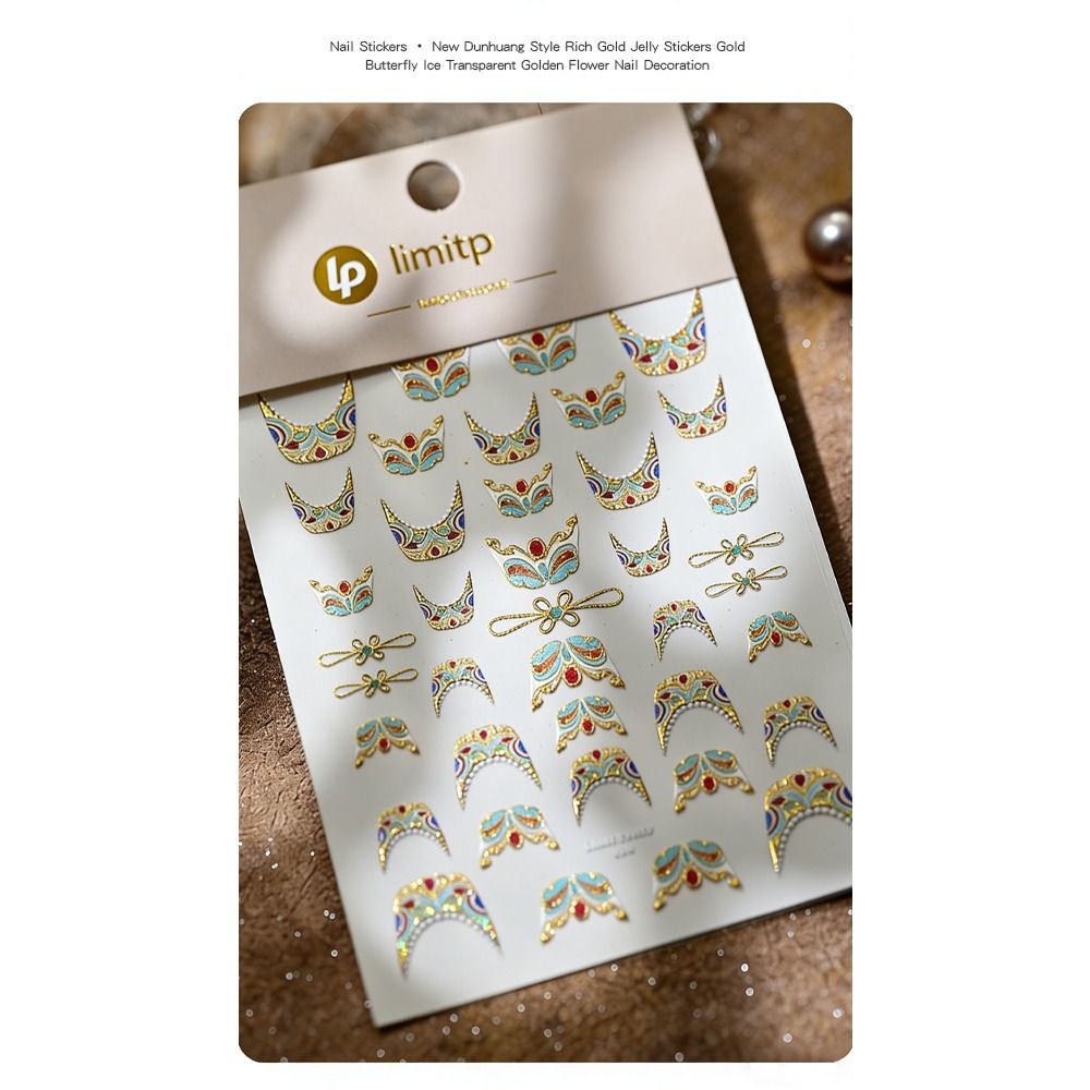 Nail Art Elegant - 5D Luxurious 5D Nail Stickers Imitation