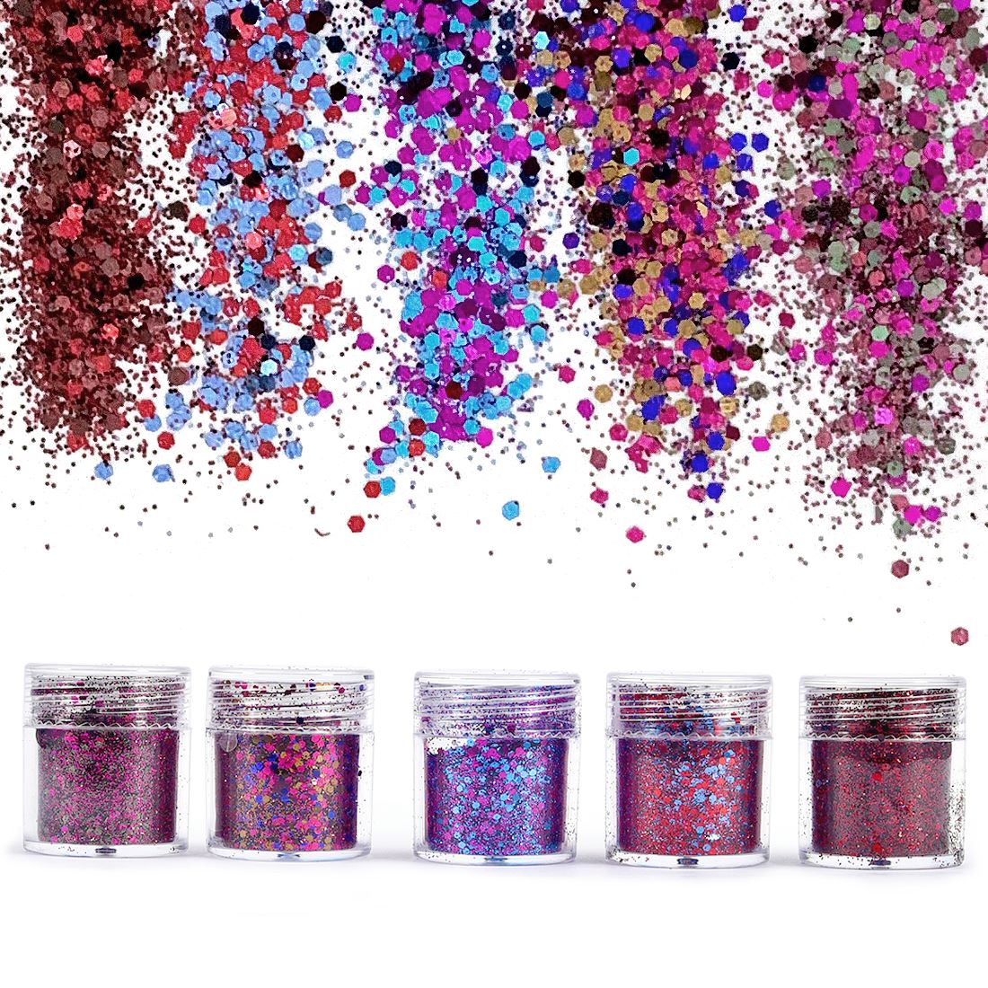 Dip Powder Nail - 4/5 bottles Dreamlike Glitter Powder for
