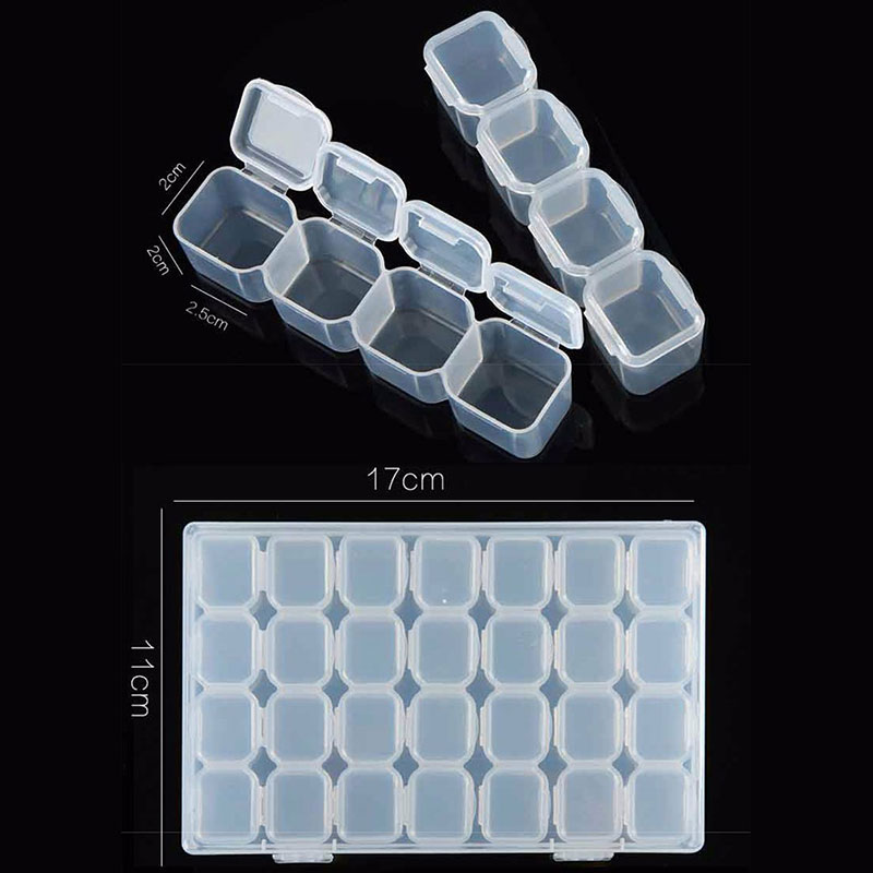 Transparent Nails Art Organize - đánh giá và giá Nail Art Quirky