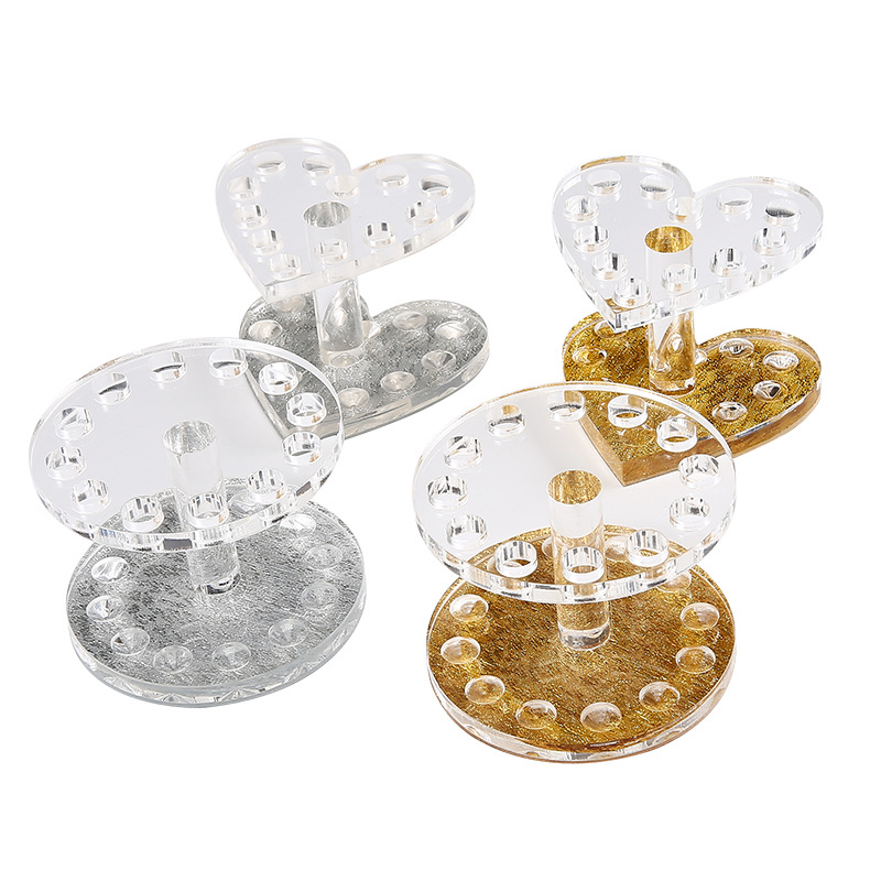 12 Holes Nail Brushes Storage  - đánh giá và giá Nail Art Vector