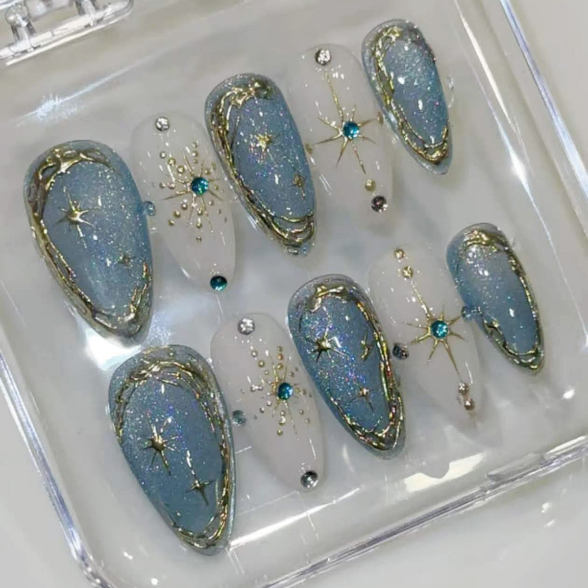 24pcs Gilded Starlight Stick o - đánh giá và giá Nail Art Quirky