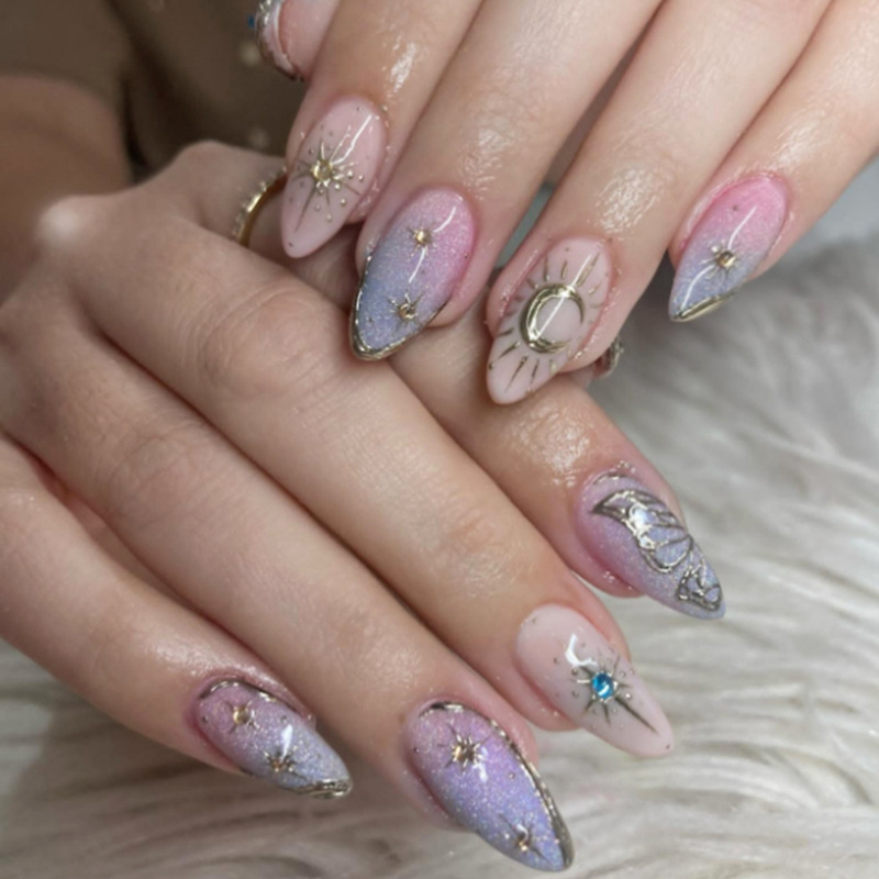 24pcs Gilded Starlight Stick o - đánh giá và giá Nail Art Quirky