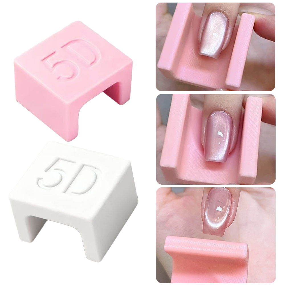 5D U-shaped French Cat Eye Nai - đánh giá và giá Nail Art Cat Eye Pink