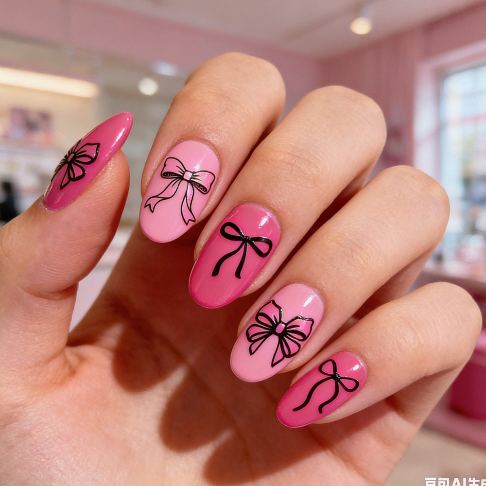 4pcs Bowknot Nail Stamping Pla - đánh giá và giá Nail Art Elegant