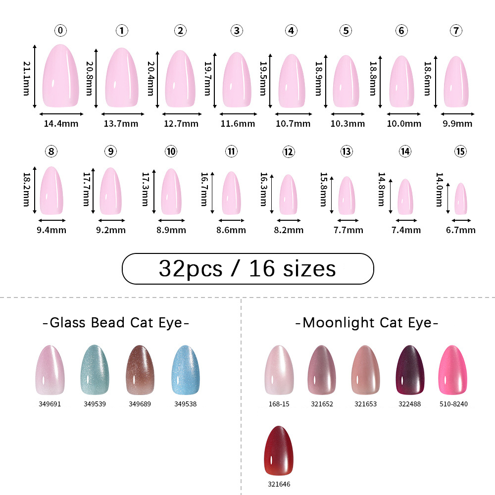 VITAGWX 32pcs Press on Nails A - đánh giá và giá Nail Art Aesthetic