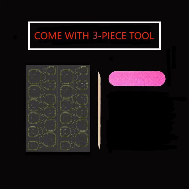 10pcs Handmade Fake Nails Midd - đánh giá và giá Nail Art Aesthetic