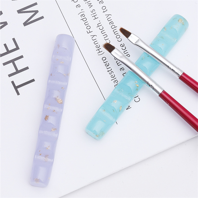 5 Grid Nail Brush Holder Stand - đánh giá và giá Nail Art Vector