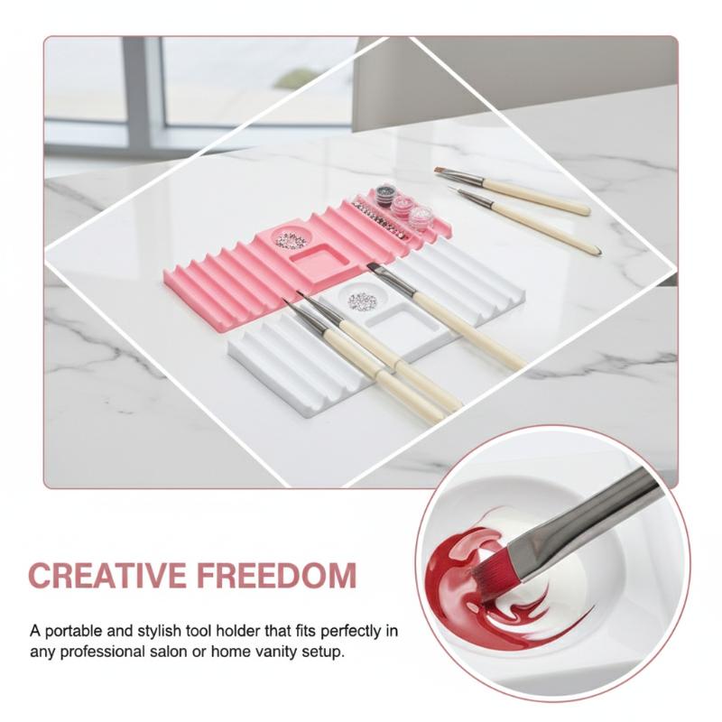 Reusable Nail Art Palette with - đánh giá và giá Nail Art Vector