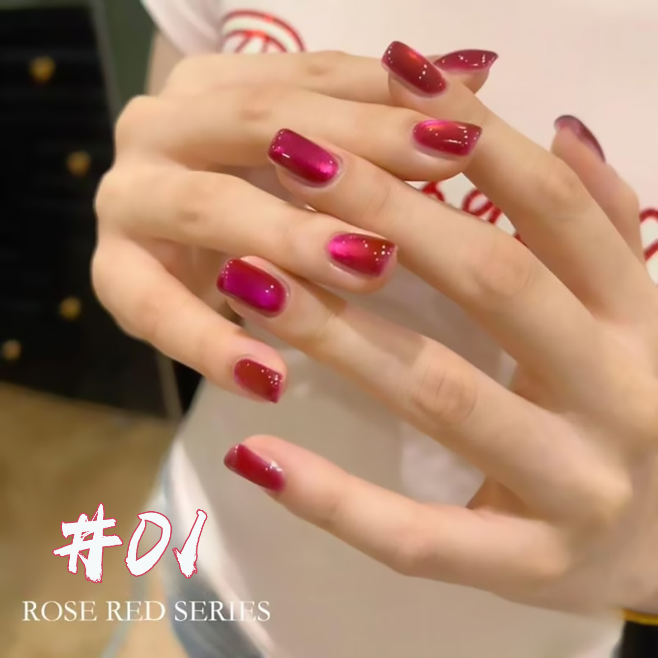 WS 1Pcs 2026 New Strawberry Gu - đánh giá và giá Nail Art Cat Eye Pink
