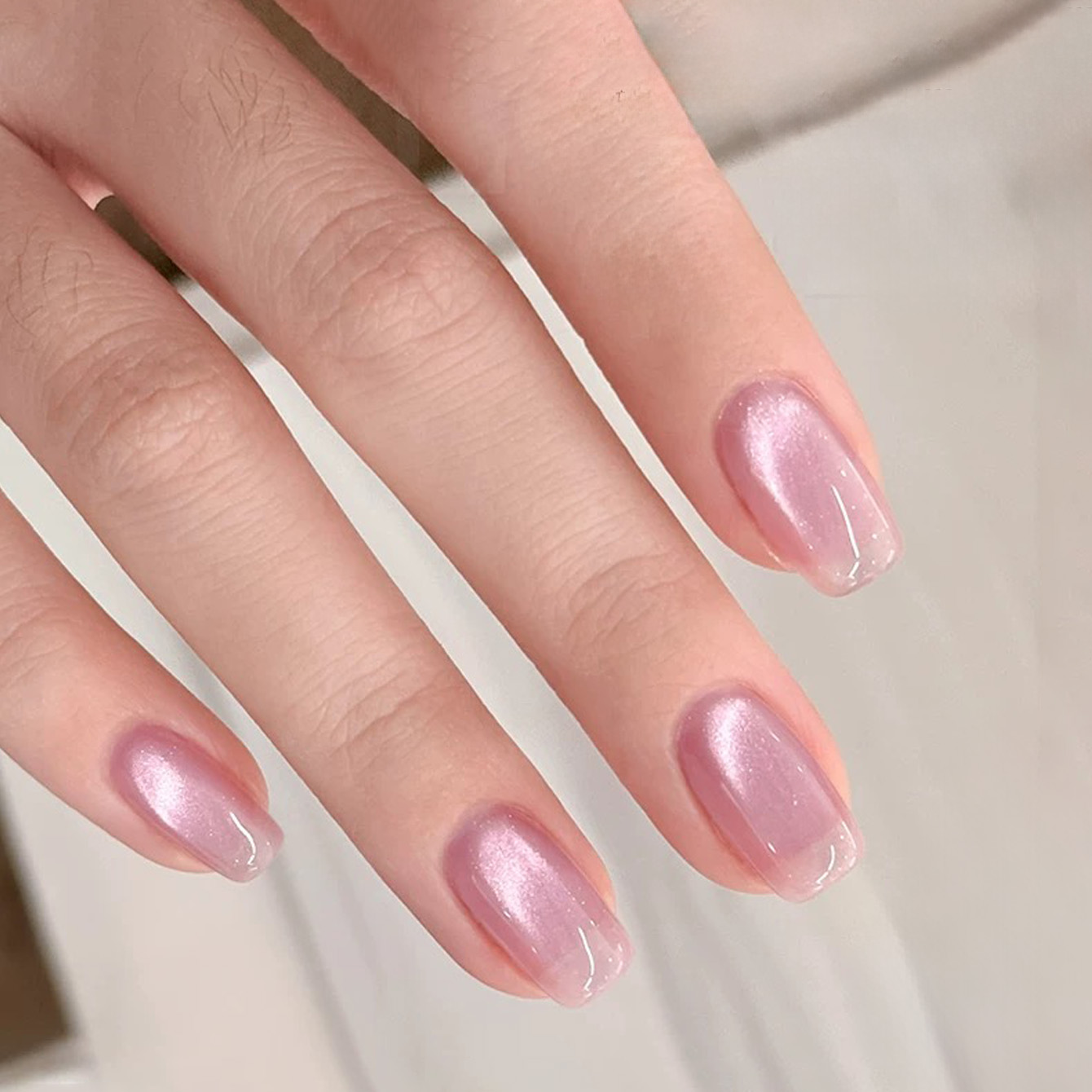 SHAKA 1pcs Rose Red Pink Cat E - đánh giá và giá Nail Art Cat Eye Pink