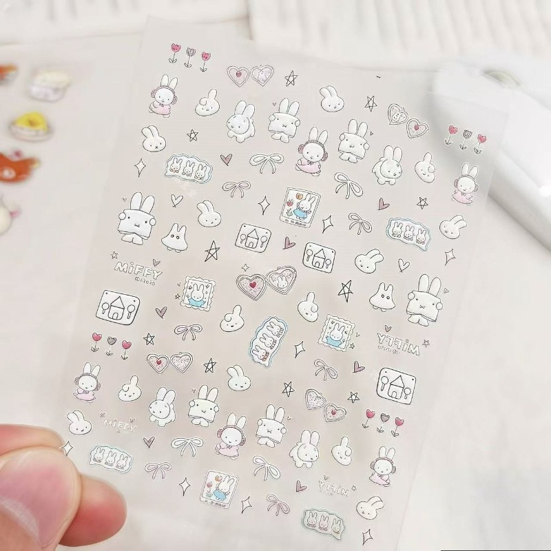 Miffy cartoon nail stickers an - đánh giá và giá Nail Art Quirky