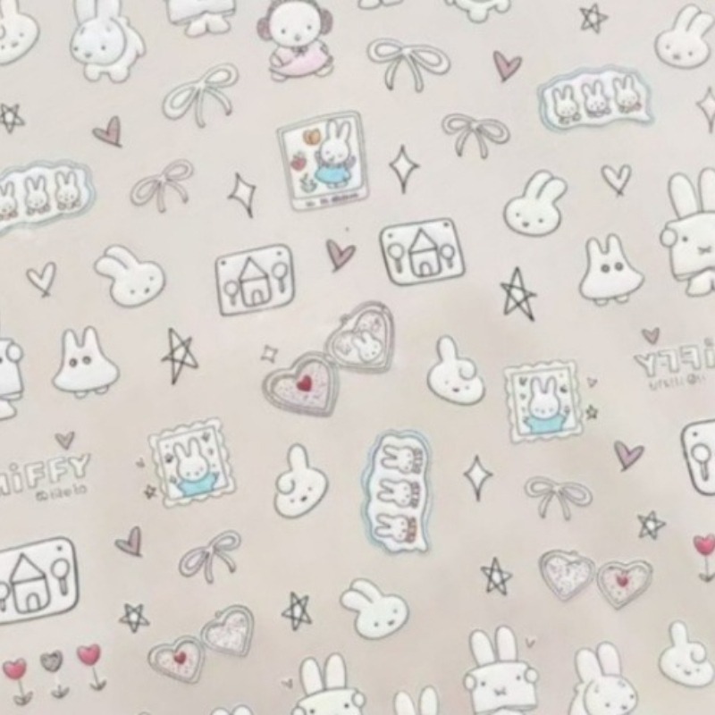 Miffy cartoon nail stickers an - đánh giá và giá Nail Art Quirky
