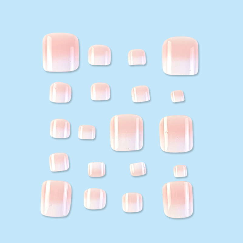 24 Pieces Of Hand And 24 Piece - đánh giá và giá Nail Art French Nails