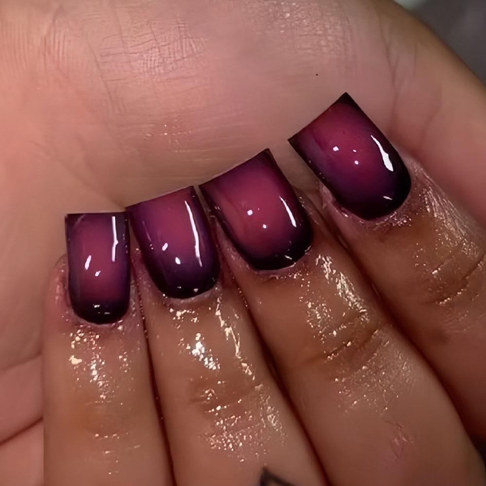 Short Square fake nails for wo - đánh giá và giá Nail Art French Nails