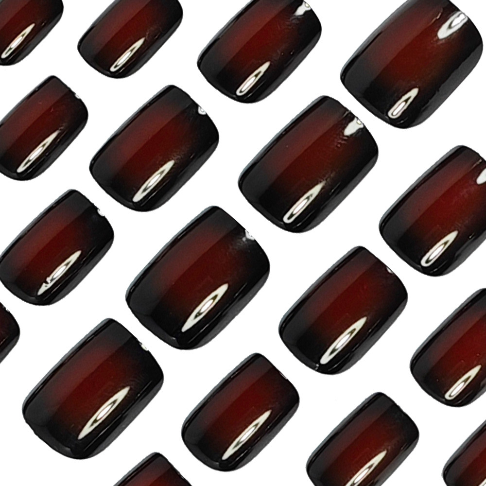 Short Square fake nails for wo - đánh giá và giá Nail Art French Nails
