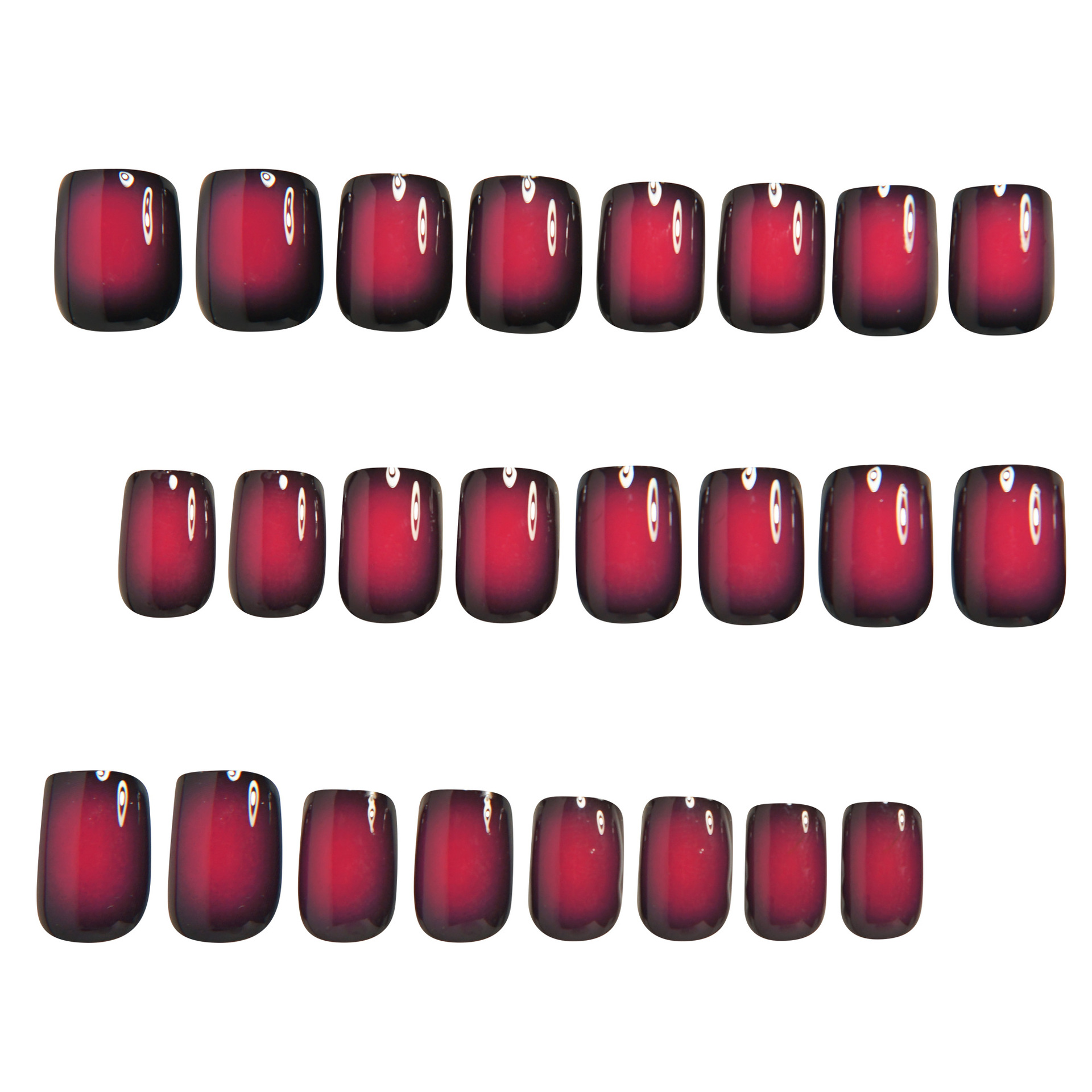Short Square fake nails for wo - đánh giá và giá Nail Art French Nails