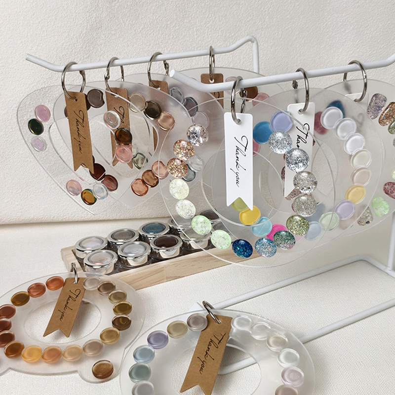 【B】Nail Swatches Color Card Di - đánh giá và giá Nail Art Vector