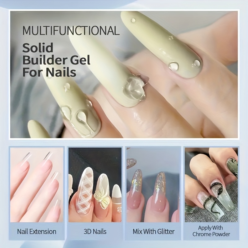 100g Clear Non-Stick Hand Exte - đánh giá và giá Nail Art Quirky