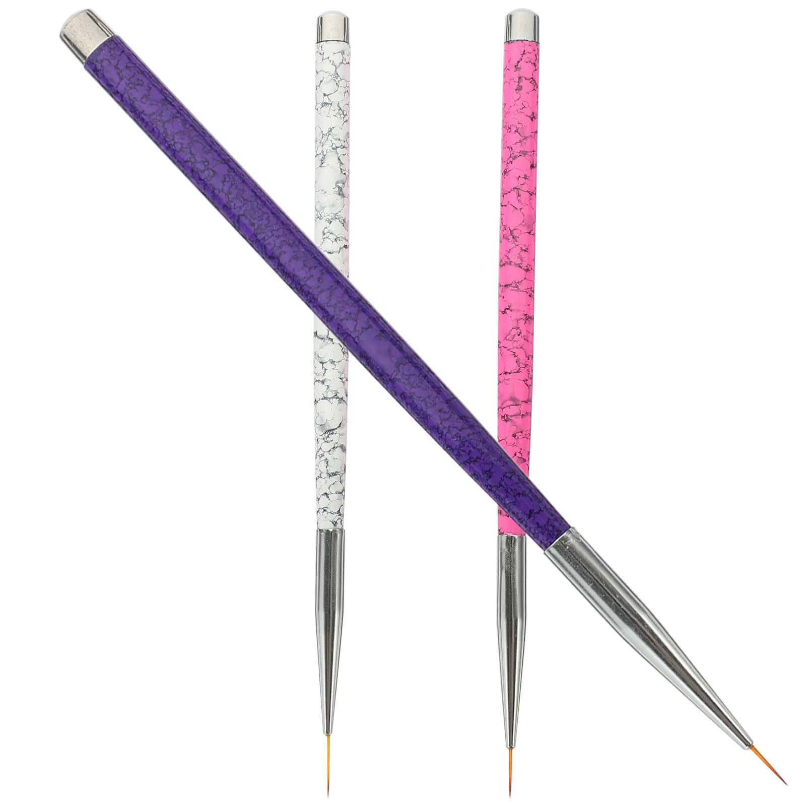 3Pcs Nail Art Liner Brush Pens - đánh giá và giá Nail Art Elegant