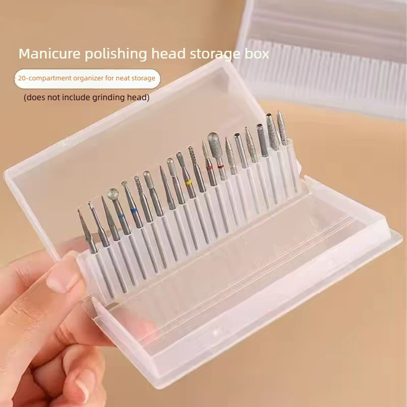 1/2/3PCS 20 Slots Clear Nail D - đánh giá và giá Nail Art Vector