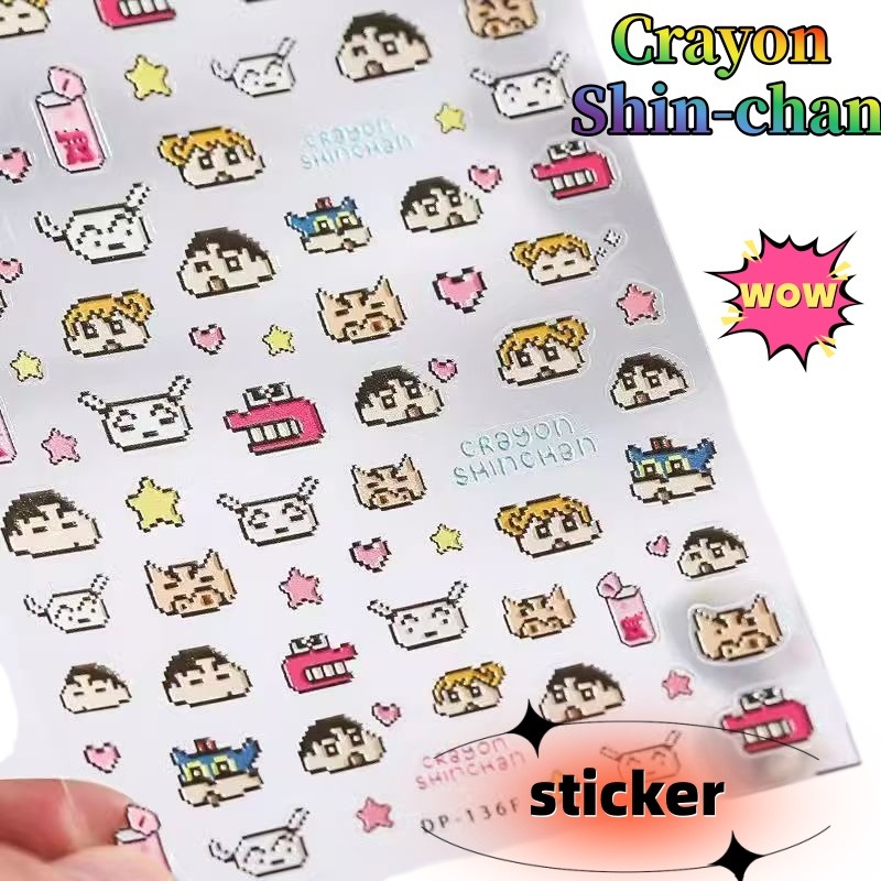 Crayon Shin-chan Creative Pape - đánh giá và giá Nail Art Quirky