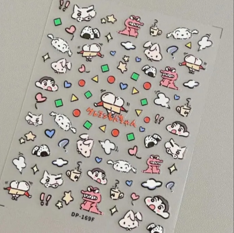 Crayon Shin-chan Creative Pape - đánh giá và giá Nail Art Quirky
