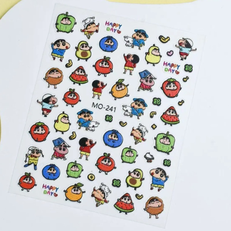Crayon Shin-chan Creative Pape - đánh giá và giá Nail Art Quirky